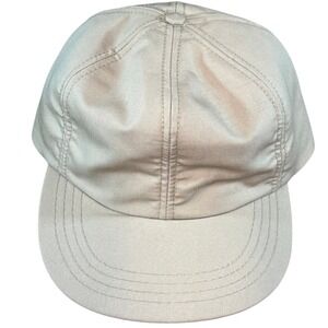 Khaki‎ Baseball Cap, thick winter ear cover tan trucker Y2K vintage